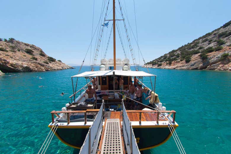 Bateau au sud de Naxos