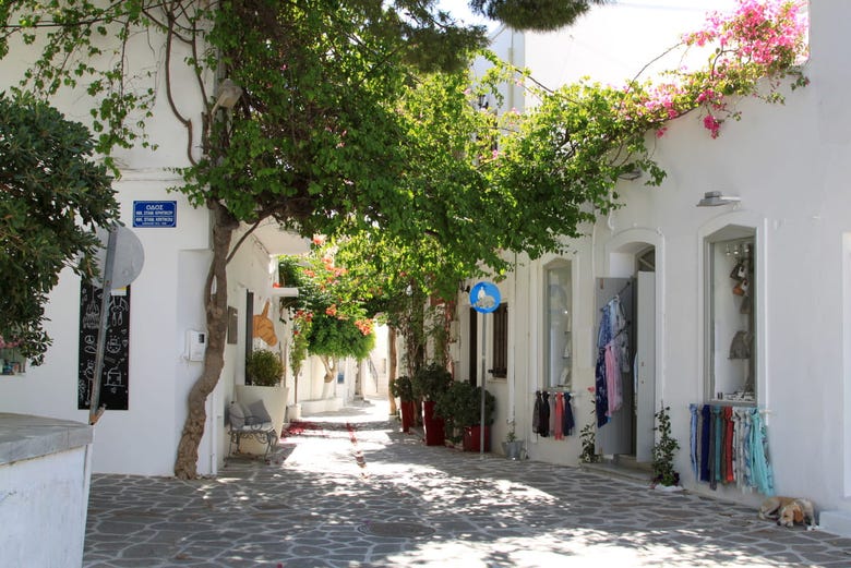 Les rues de Paros