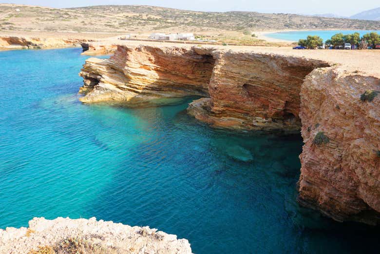 Les falaises du sud de naxos