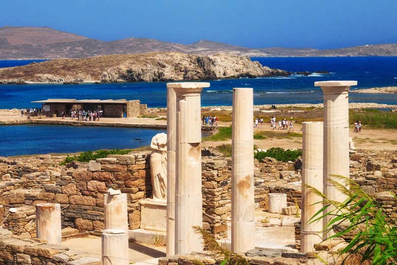 Des ruines à Delos