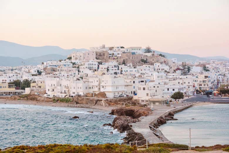 Panorámica de Naxos