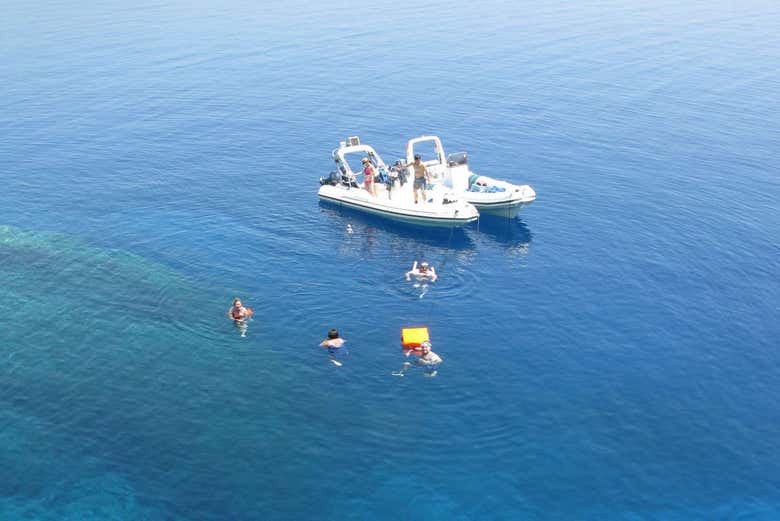 Aproveitando o tempo livre depois do snorkel