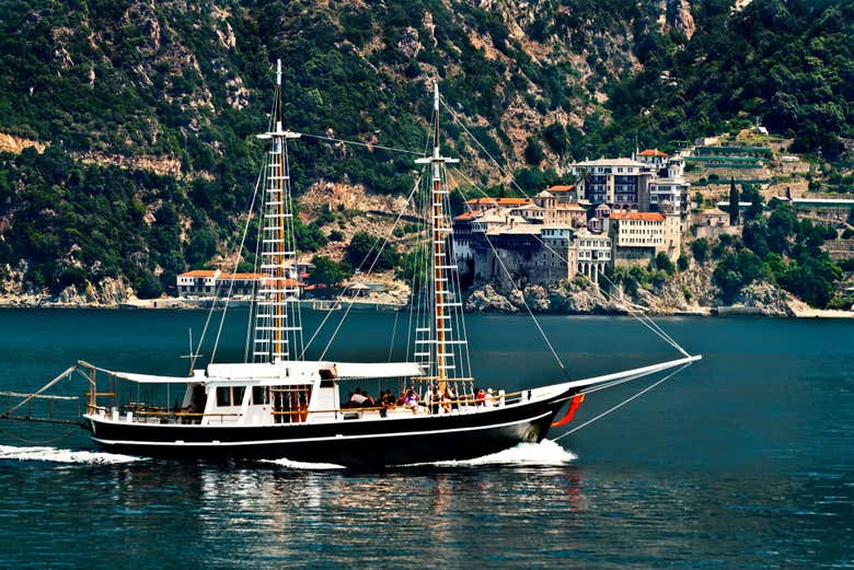 Barco al Monte Athos