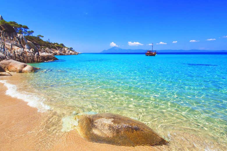Excursión en barco desde Neos Marmaras