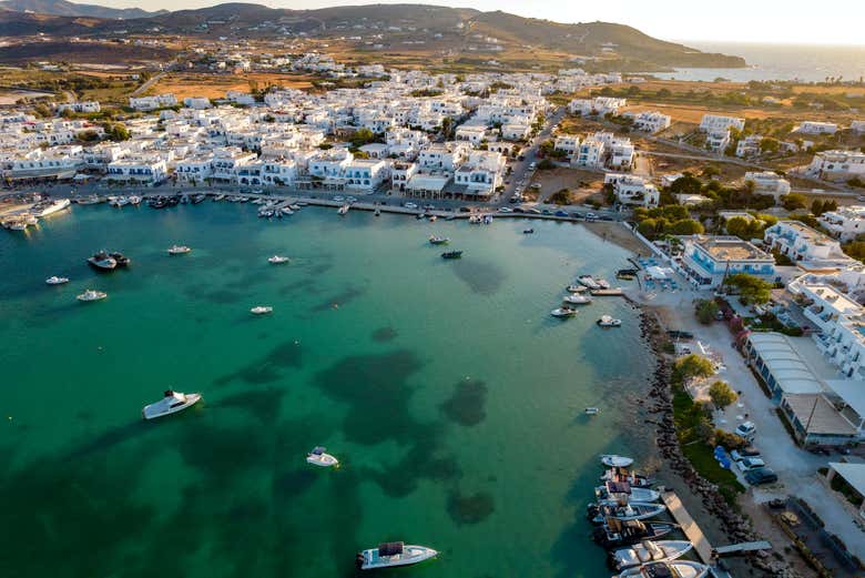 Vista aérea de Antiparos