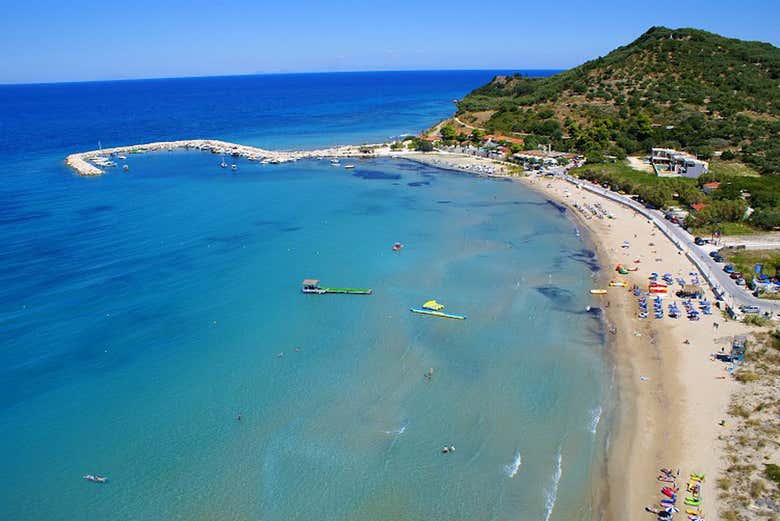 Playa del norte de Zante
