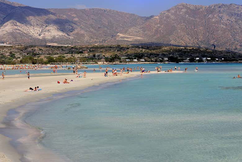 Sulla spiaggia di Elafonisi