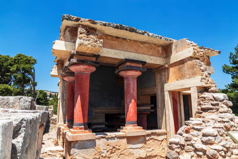 O Palácio de Knossos em Heraklion