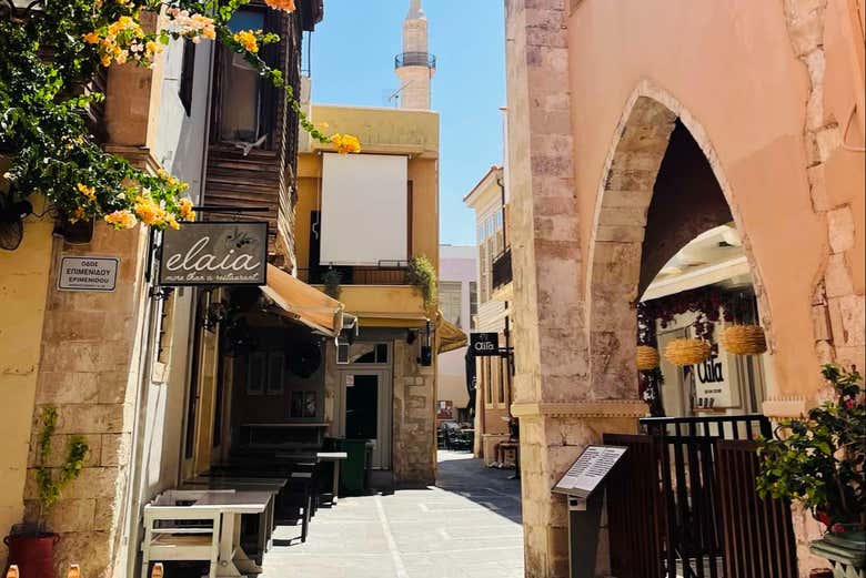 Una de las calles de Rétino