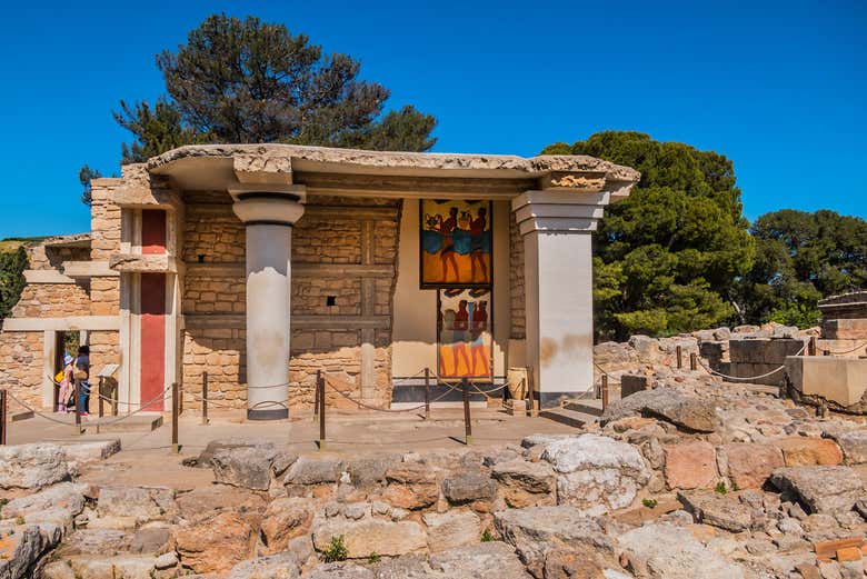 Découvrez les ruines de Knossos