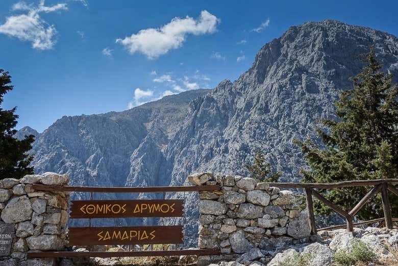 Vue depuis le sentier des gorges de Samaria