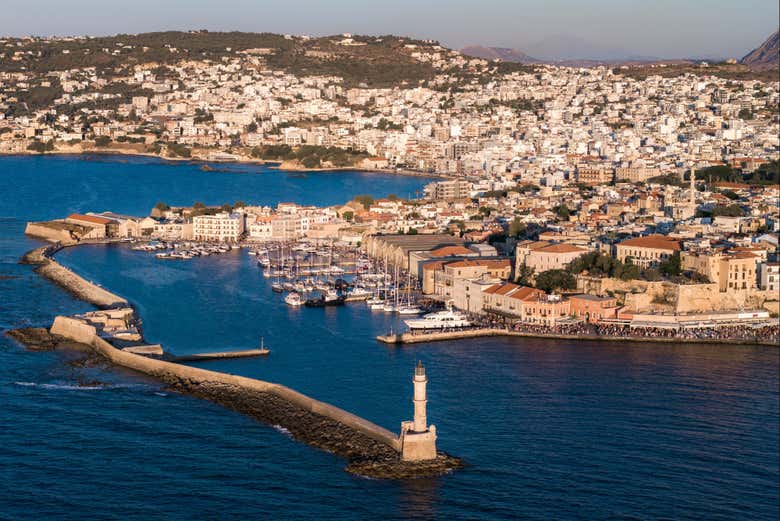 Vue panoramique sur La Canée
