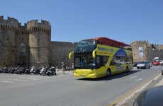 Rhodes Sightseeing Bus + Glass Bottom Boat Tour