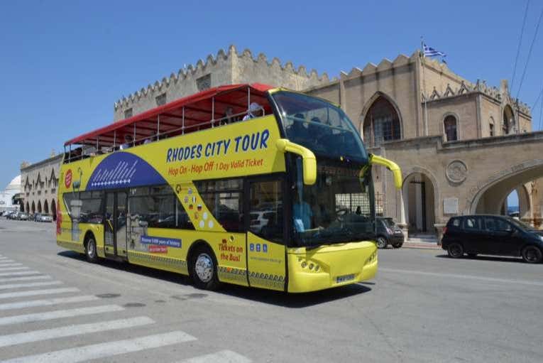 Parcourez Rhodes en bus