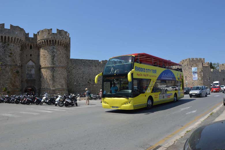 Bus touristique de Rhodes