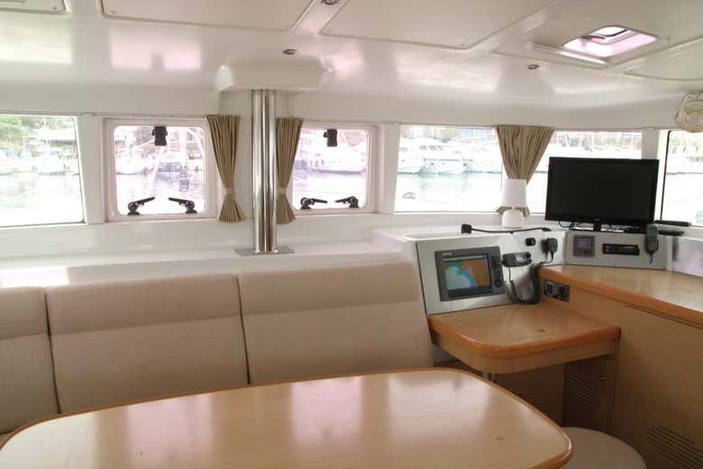 Intérieur du bateau