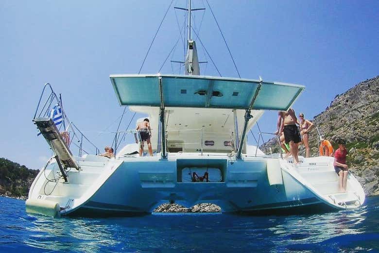 Profitez de la balade en catamaran