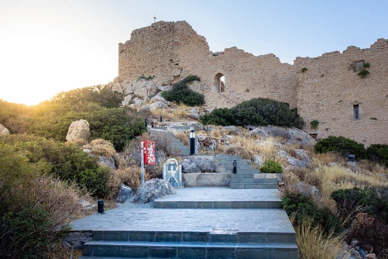 In visita al castello di Kritinia