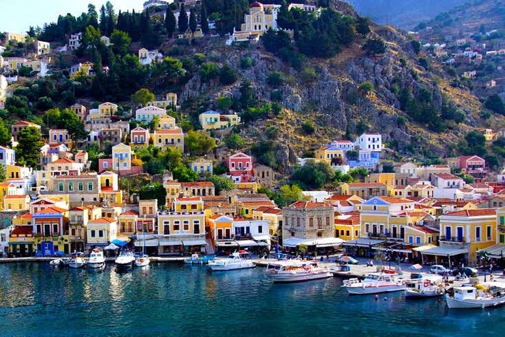 Panoramica di Symi