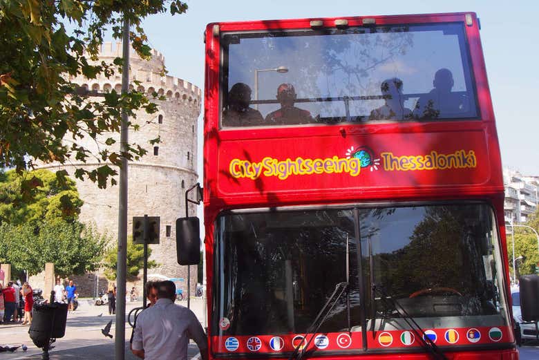 Ônibus turístico por Tessalônica