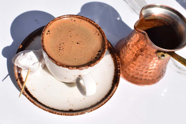 Vous profiterez d'un délicieux café grec