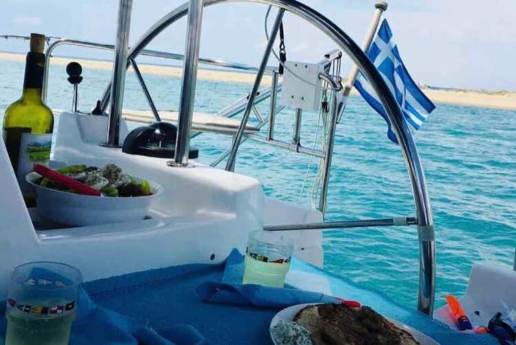 Comida a bordo del barco