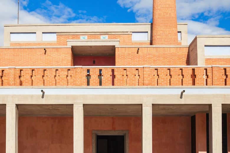 La fachada del Museo de Cultura Bizantina