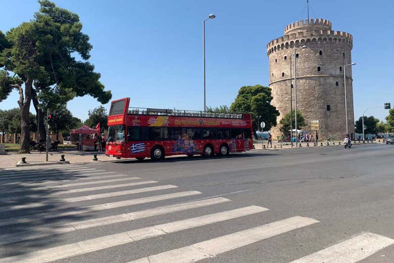 Passeio de ônibus turístico por Tessalônica