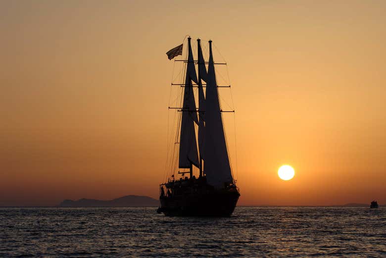 Atardecer en Santorini