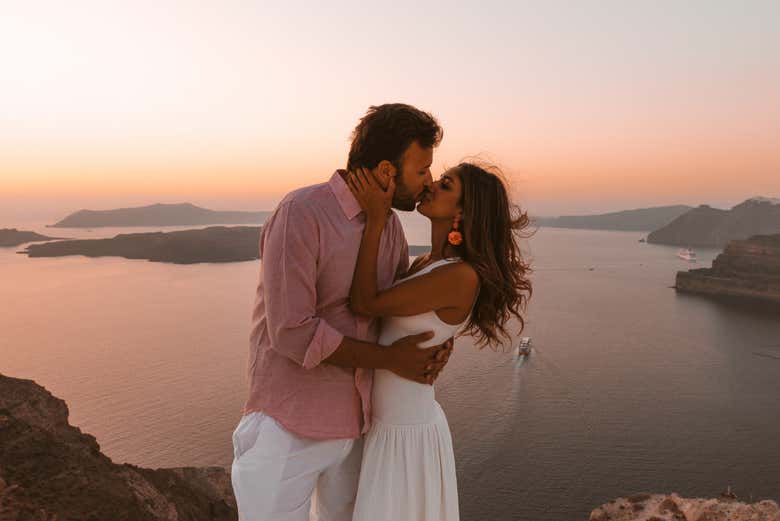 Baiser romantique