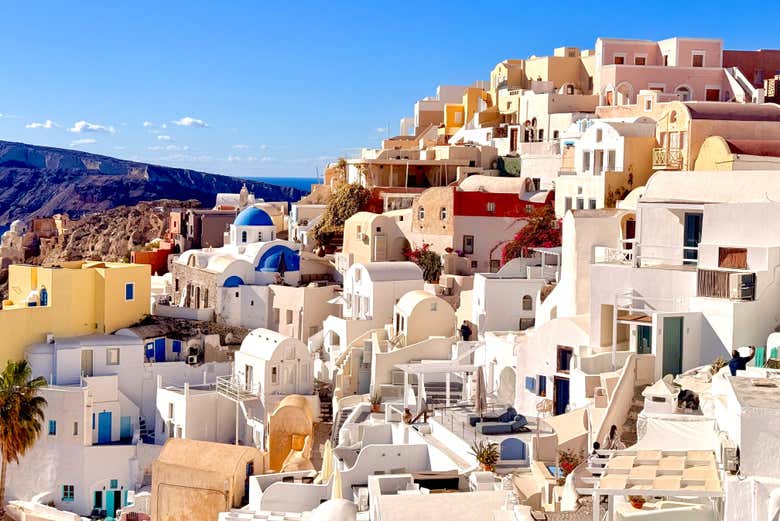 Casitas blancas en Oia