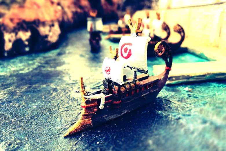 Maquete de Santorini