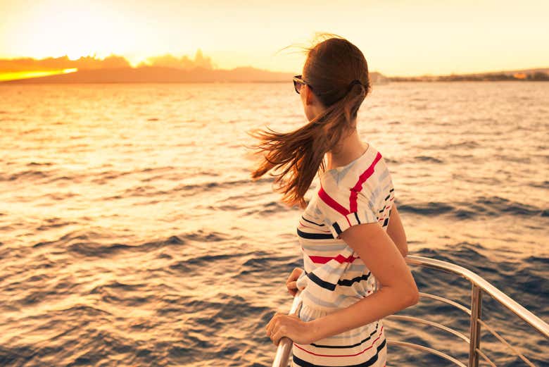 Profitez de la croisière au coucher de soleil