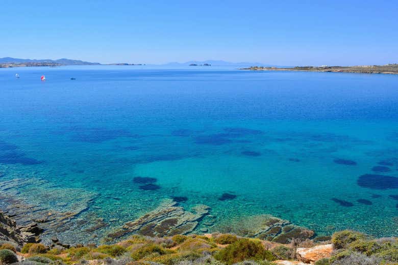 Maravillaos con las aguas turquesas del litoral egeo