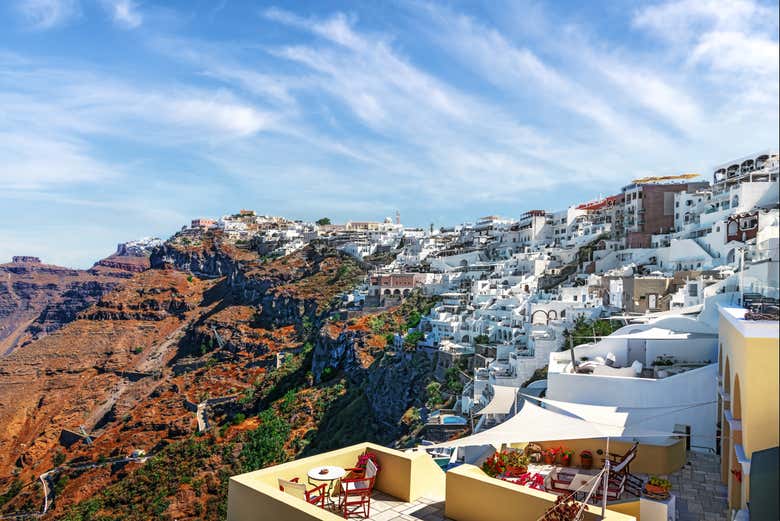 Vue sur Fira