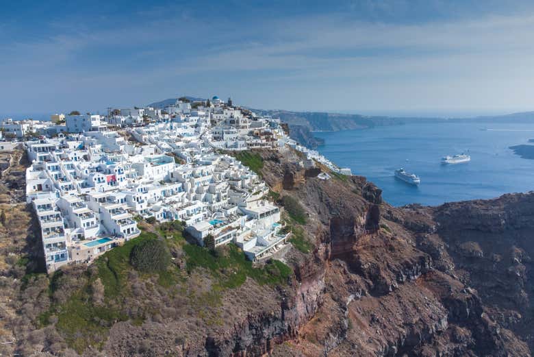Vue panoramique sur Imerovigli