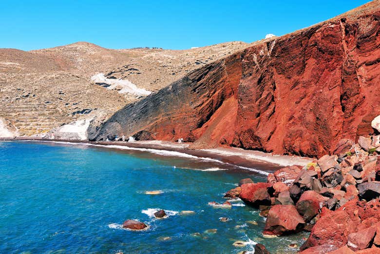 La Spiaggia Rossa di Santorini