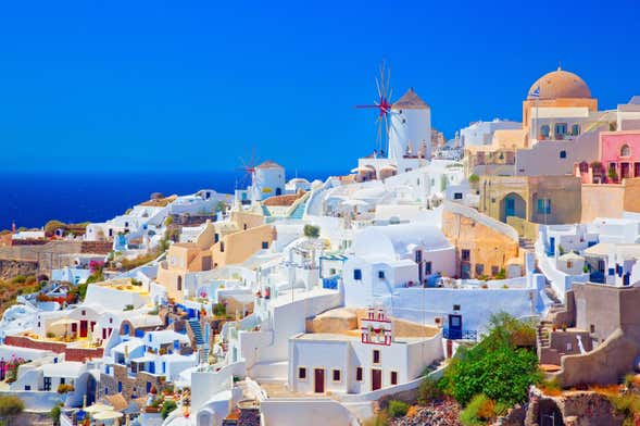 Tour privado por Oia y Fira para cruceros