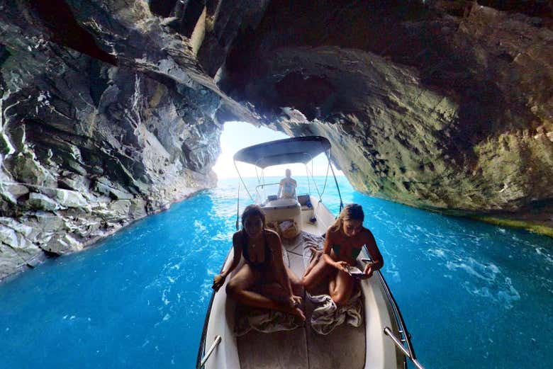 Sail through stunning caves