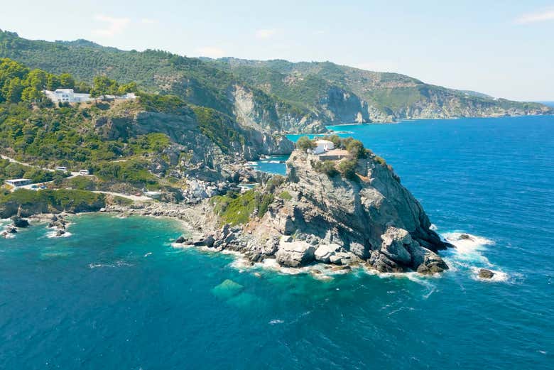Paesaggi paradisiaci dell'isola