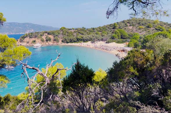 Croisière à Skiathos, tour de l'île en bateau