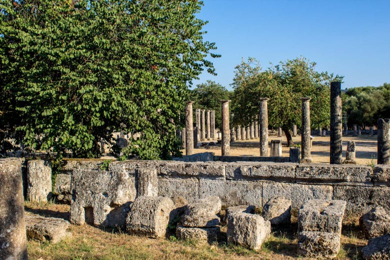 Visiting Ancient Olympia, site of the first Olympic Games