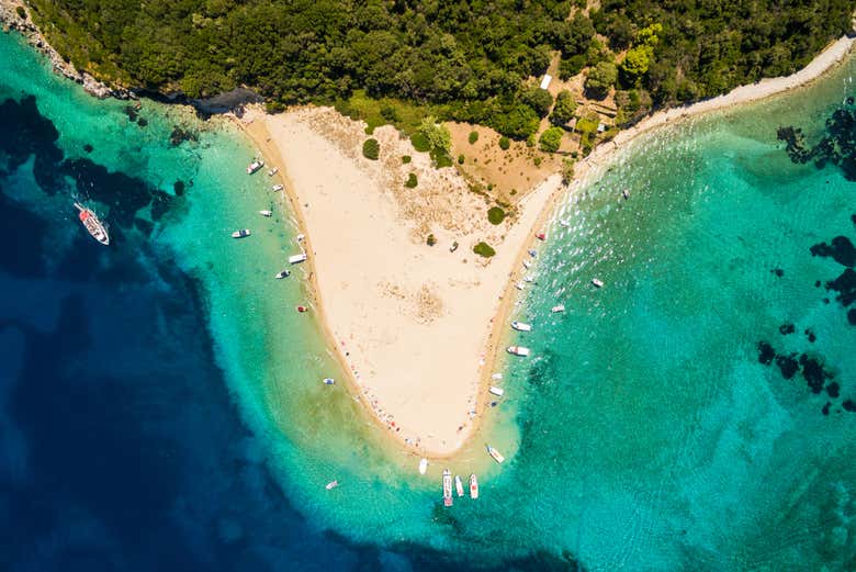 Vista aérea de Turtle Island