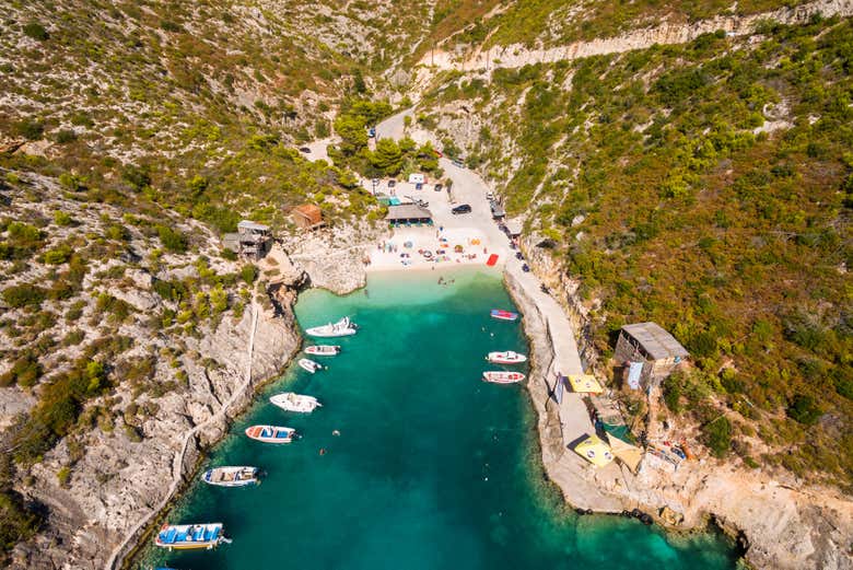 Vistas aéreas de Puerto Vromi