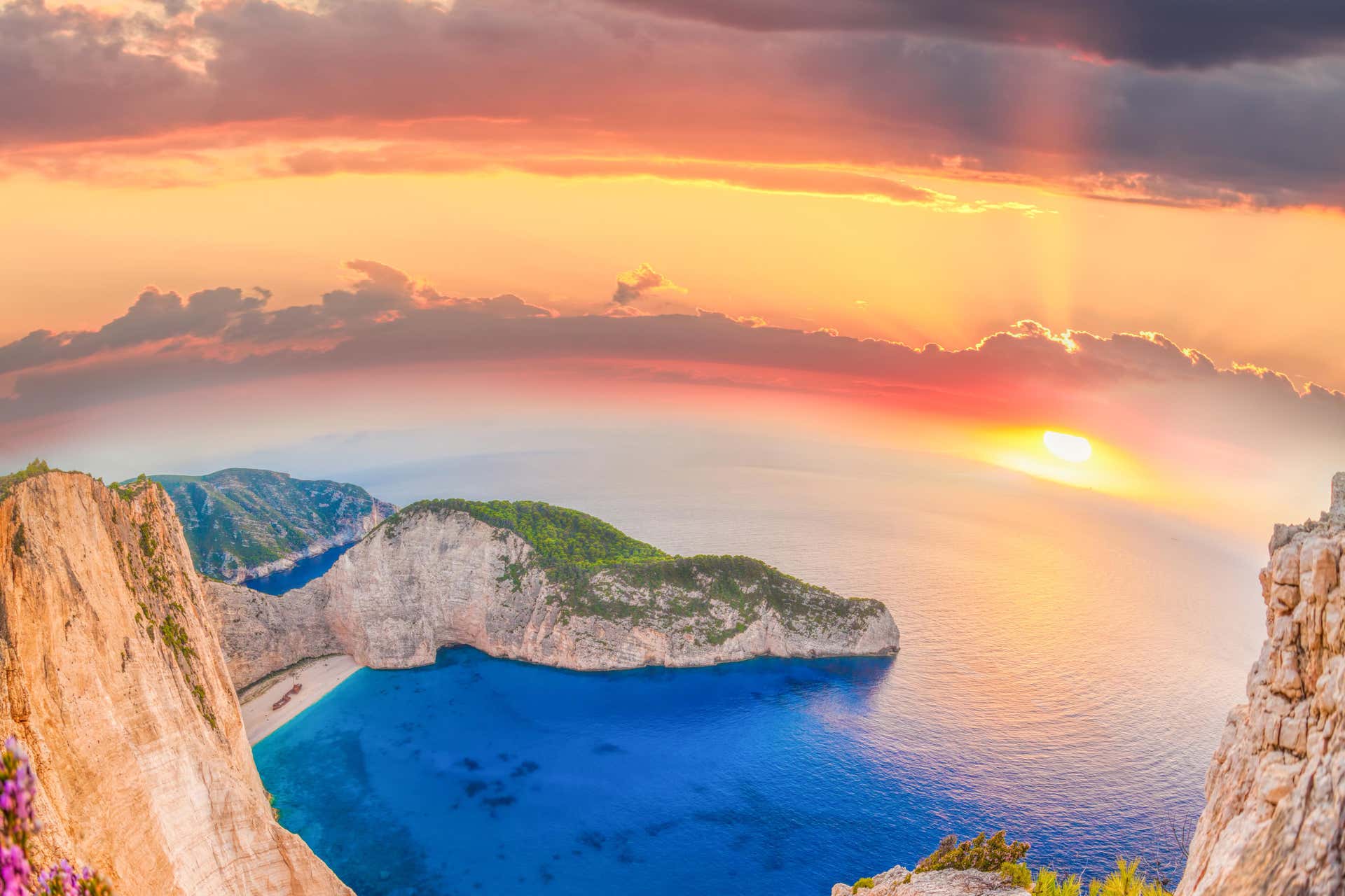 Tour pela ilha de Zakynthos ao entardecer