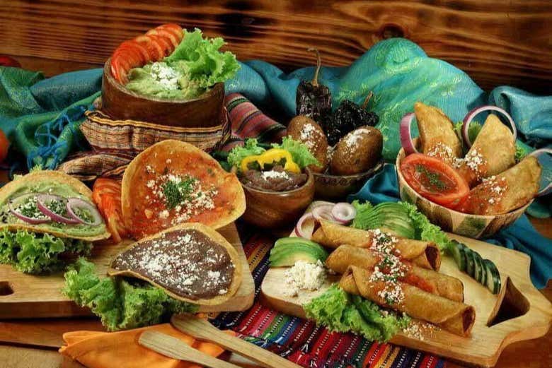Cuisine typique d'Antigua Guatemala