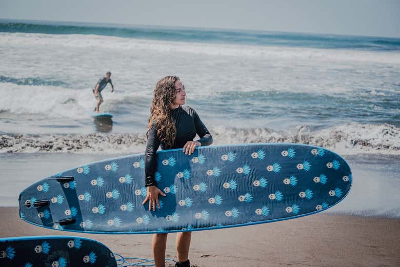 Get ready for a surf lesson!