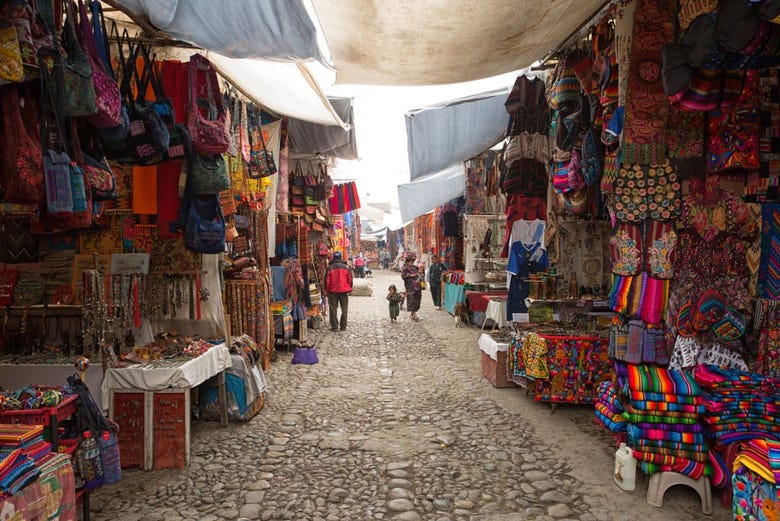 Vibrant colours of Chichicastenango Market