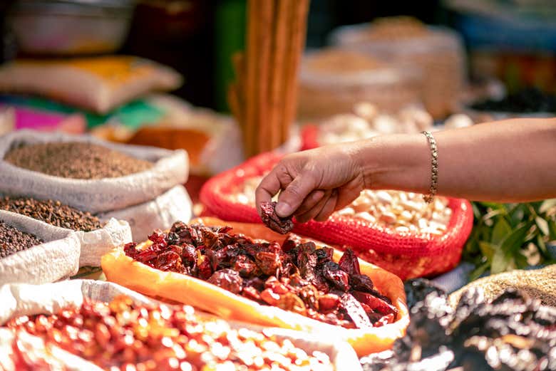 Seleccionaremos los ingredientes en el mercado de Antigua