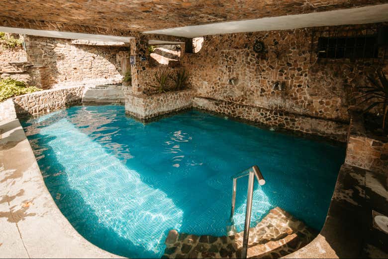 Una de las piscinas del complejo de Kawilal